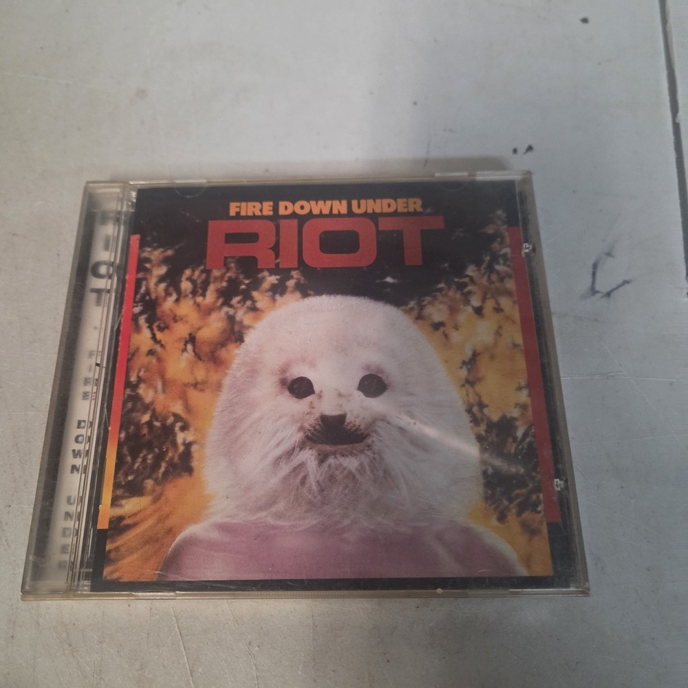 Riot Fire Down Under CD 1999 Metal Blade Remaster Heavy Metal Bonus Tracks